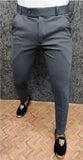 Popcorn Fabric Ankle Length Trouser For Men's