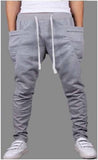 Poly Knit Solid Slim Fit Track Pant Pack Of 2