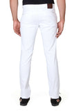 Cotton Solid Slim Fit Casual Trouser